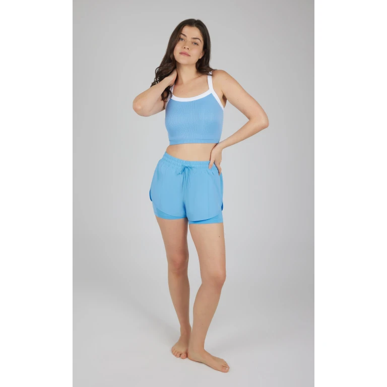 2 PC Seamless Bra Tank + Lightstreme 2 in 1 Short