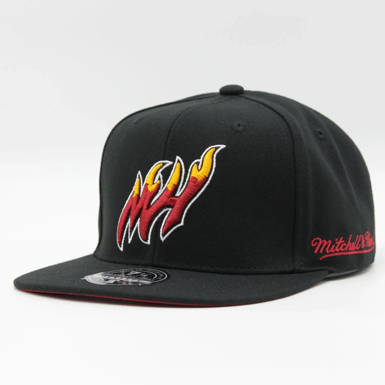 Men's NBA Logo History Fitted Hwc Heat Fitted Caps