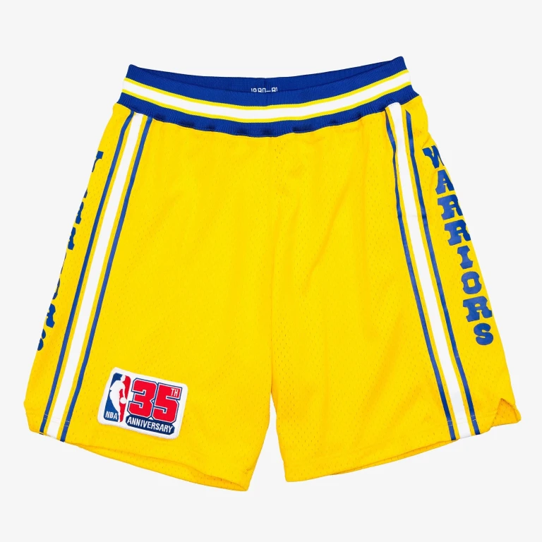 Men's NBA Authentic Shorts Warriors 80