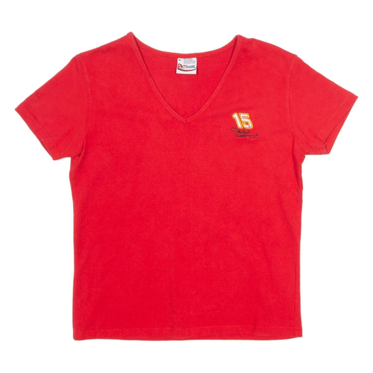 CHASE AUTHENTICS NAPA Racing Womens T-Shirt Red USA V-Neck XL