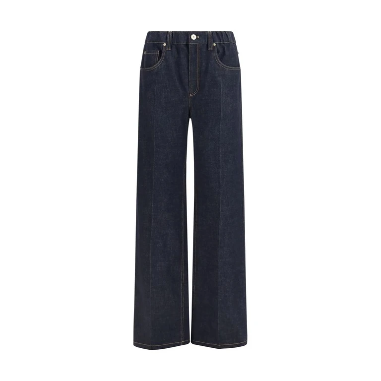 Brunello Cucinelli Blue Cotton Jeans Denim Clothing - Women