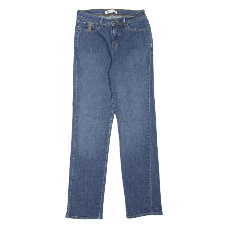 LEVI'S 512 Womens Jeans Blue Regular Straight W26 L32