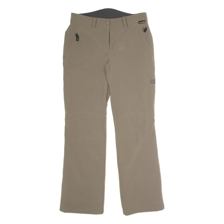 JACK WOLFSKIN Outdoor Womens Trousers Brown Regular Straight W28 L29