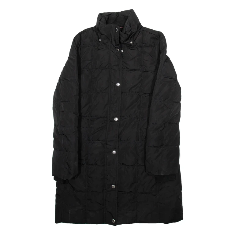 TOMMY HILFIGER Womens Puffer Coat Black XS