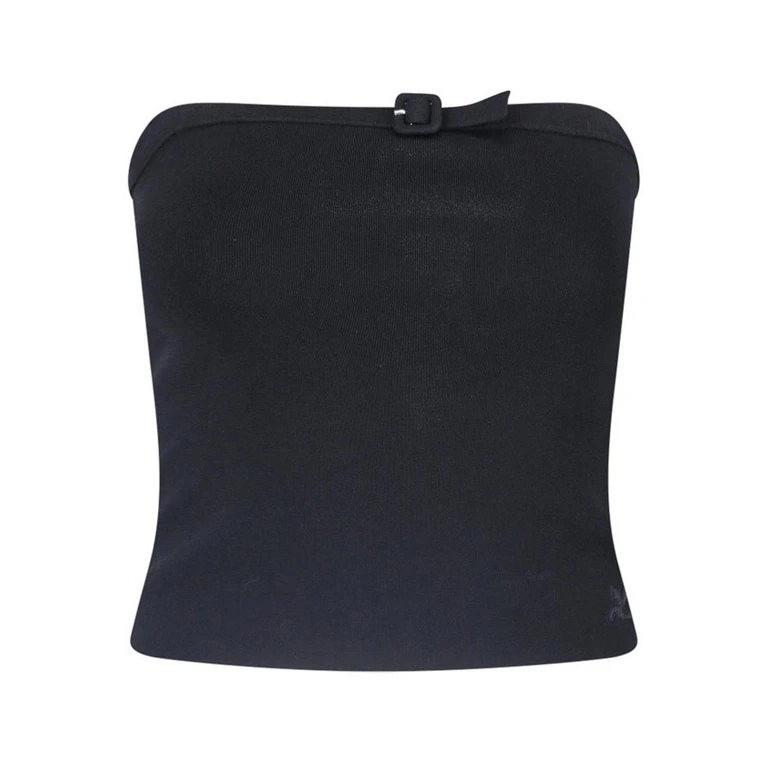 Courreges Top - Noir (226MTO526FI00639999)