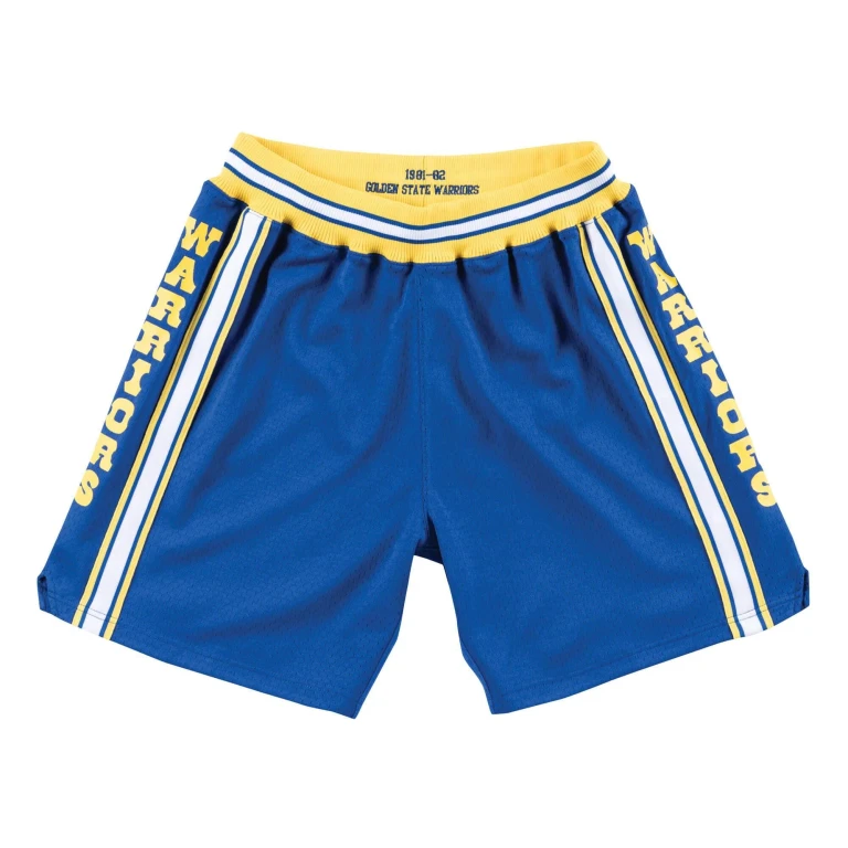 Men's NBA Authentic Shorts Golden State Warriors Road 1981-82