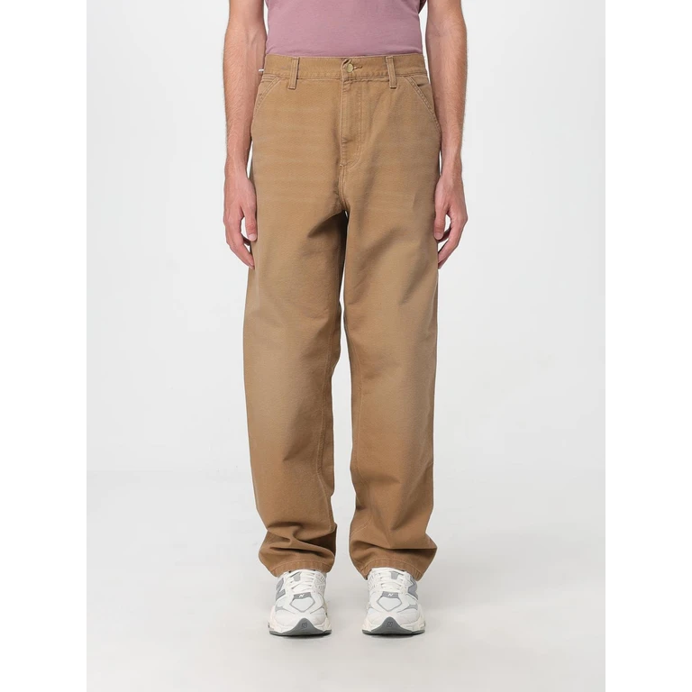 Pants Men color Leather (I034798HZ4O)