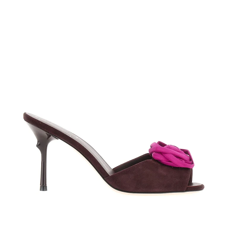 'Rose Vivier' suede leather mules Woman 37