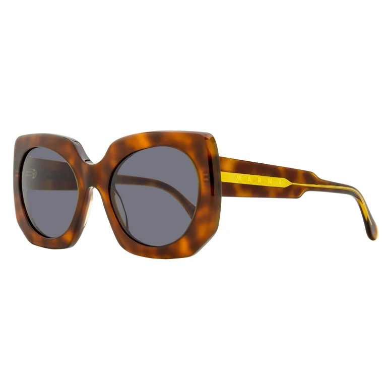Square Sunglasses Jellyfish Lake BZU Blonde Havana 56mm