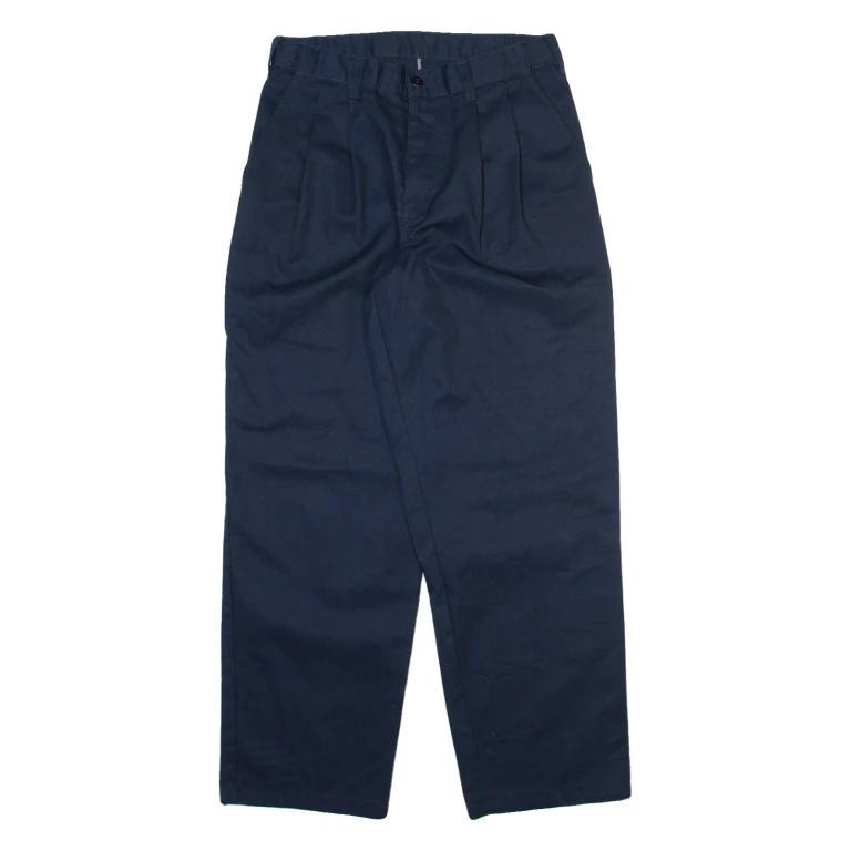 DICKIES Mens Trousers Blue Relaxed Straight W30 L28