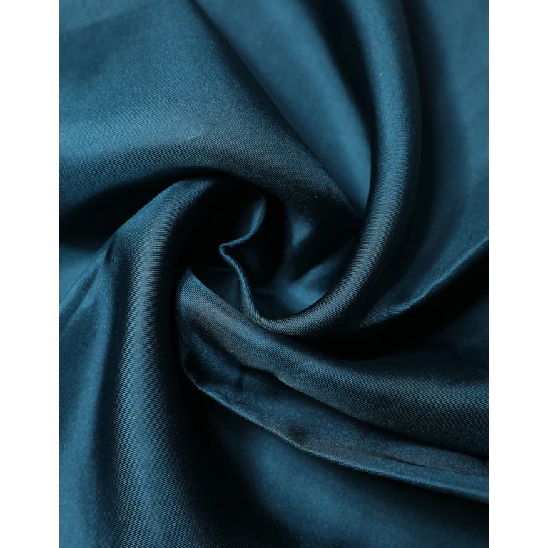Dolce & Gabbana Blue Silk Square Pocket Handkerchief Scarf - Men