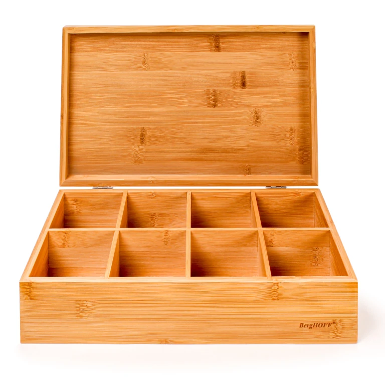 Bamboo 12" Tea Box Organizer