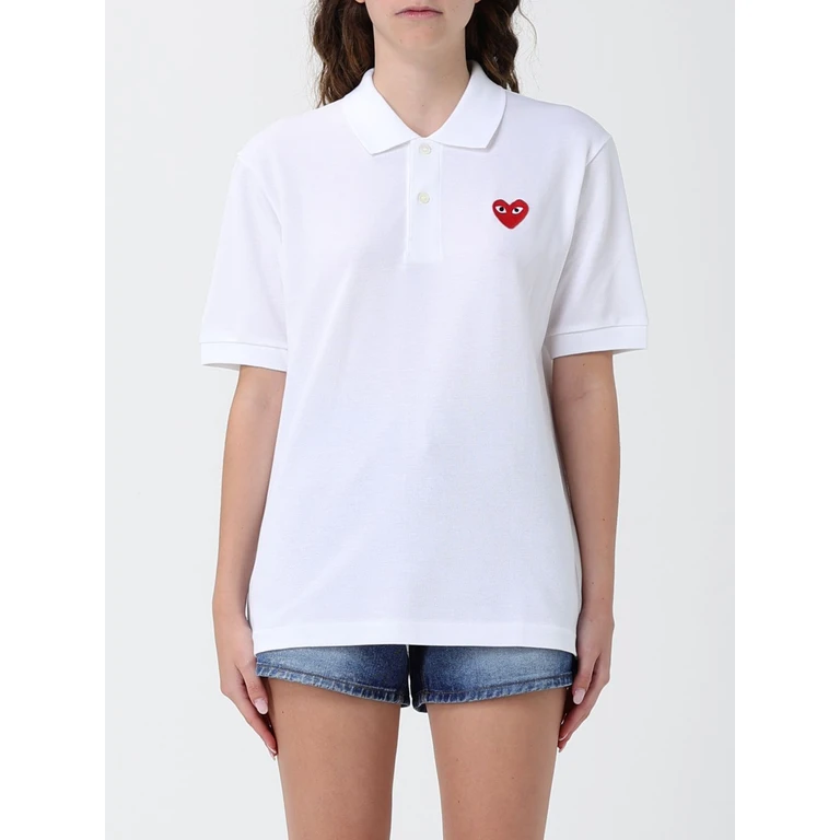 COMME DES GARÇONS Polo Shirt Woman color White (AXT006D5)
