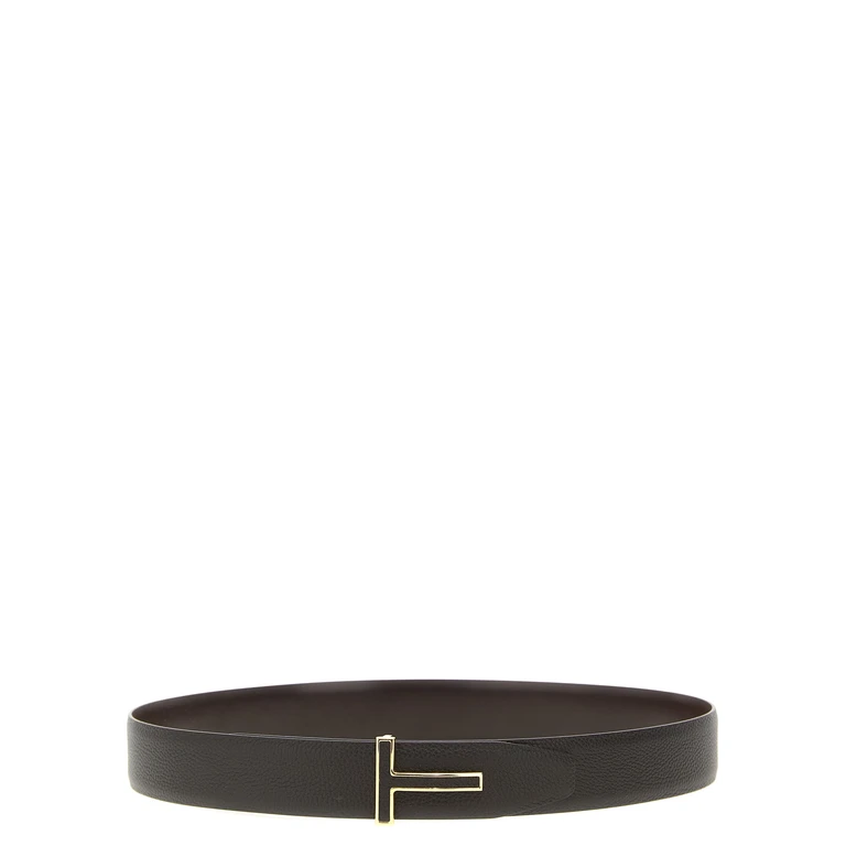 Brown Calfskin Belt - Men