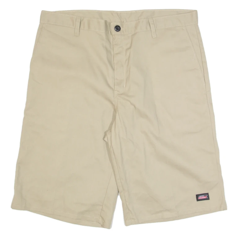 DICKIES Mens Workwear Shorts Beige L W38