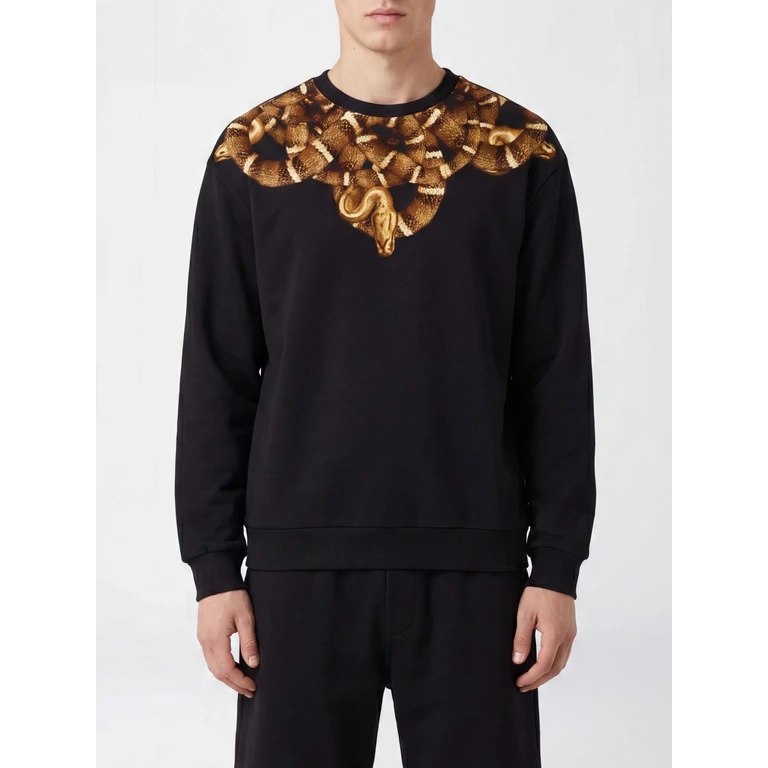 Urban-Street Cotton Crew Neck Sweatshirt with Graphic Print (S6CMMASW058110)