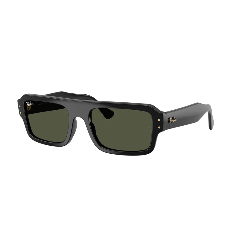 Ray Ban FLACKO BIO BASED Green Rectangular Unisex Sunglasses RB4454F 667731 53