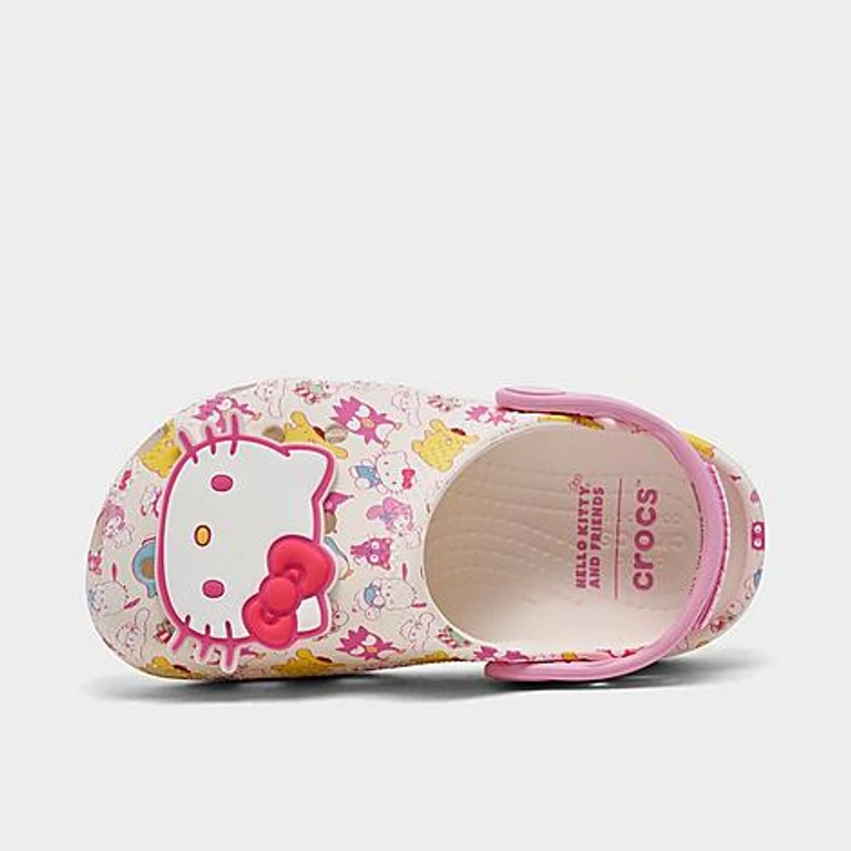 Girls' Toddler x Hello Kitty and Friends Pastel Classic Clog Shoes in Pink/Multi Size: 4.0