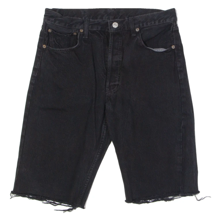 LEVI'S Altered 501 Mens Jorts Shorts Black M W30