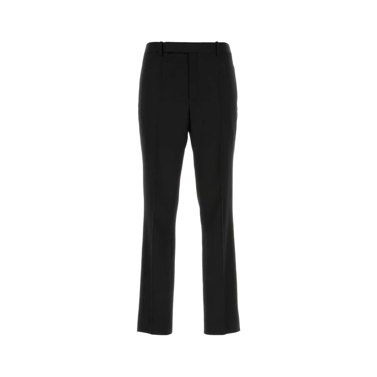 Saint Laurent Black Wool Pant Exterior: Pantaloni - Men