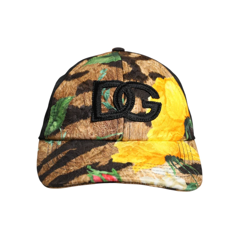 Dolce & Gabbana Multicolor Dg Logo Patch 6 Panels Baseball Cap Accessory - Men