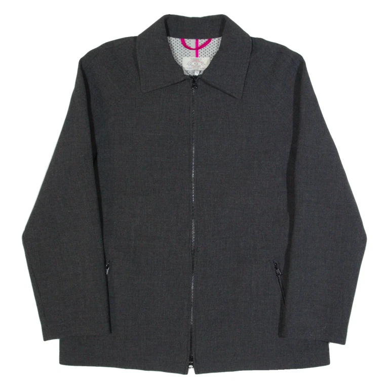ARMANI JEANS Womens Jacket Grey UK 16