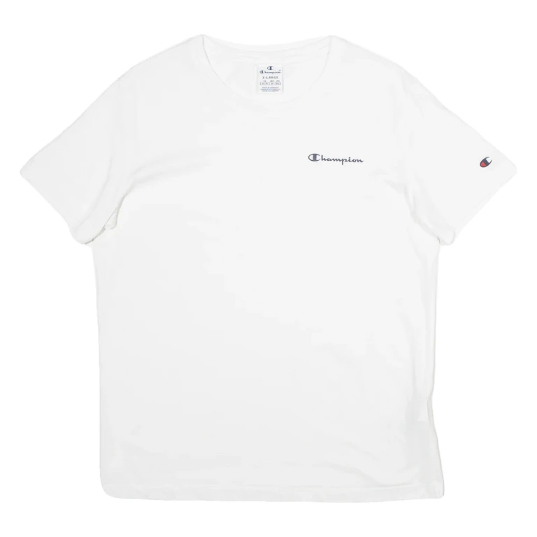 CHAMPION Womens T-Shirt White XL
