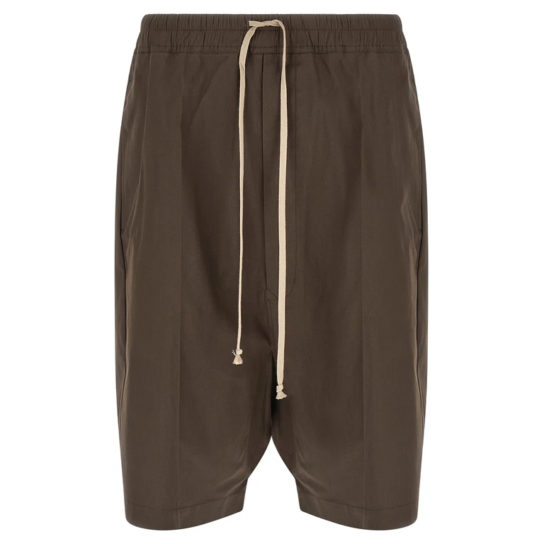 Rick Owens Brown Cotton Bermuda Shorts - Men