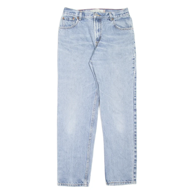 LEVI'S 550 Womens Jeans Blue Regular Mom Stone Wash W28 L30