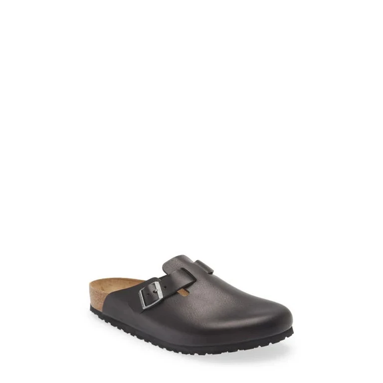 Unisex Boston Grip Leather Vintage Wood Black