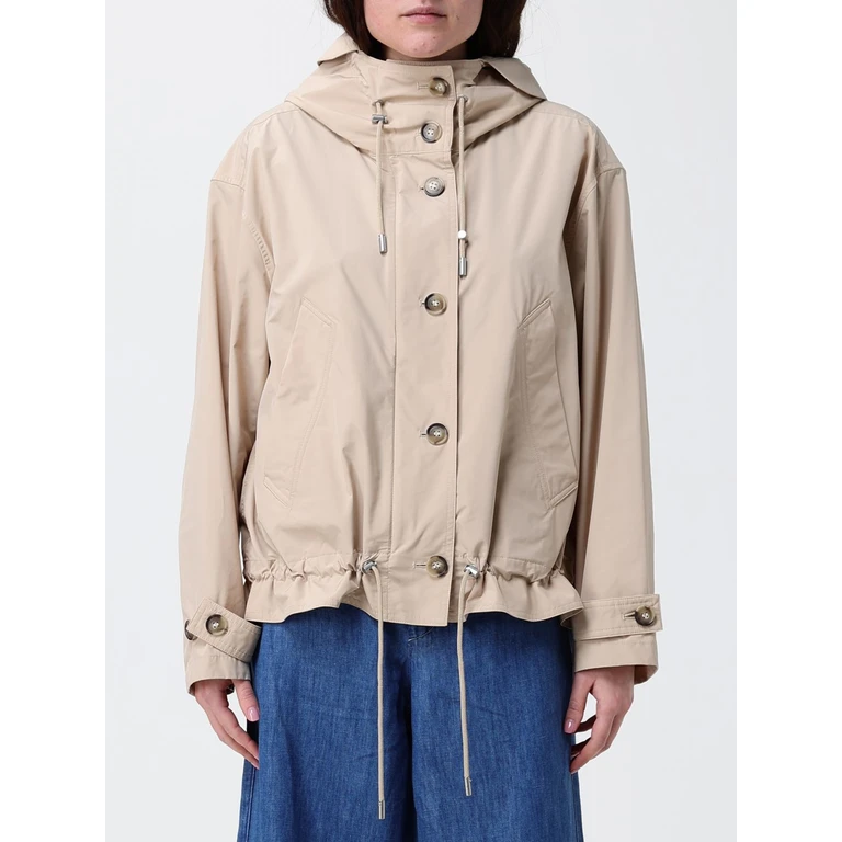 Coat Woman color Beige (CFWWOU1177FRUT31288640)