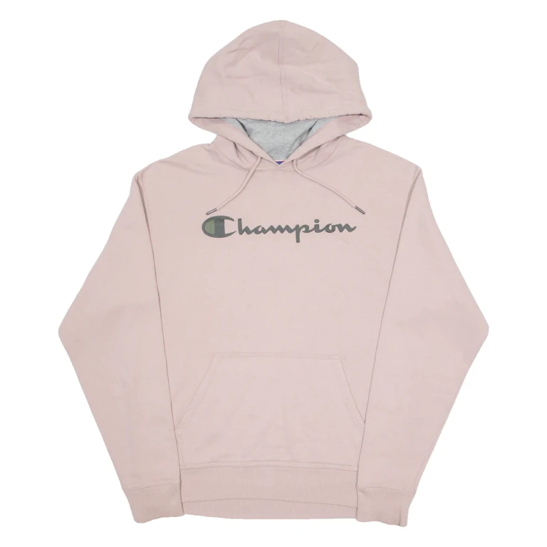 CHAMPION Mens Pink Hoodie M