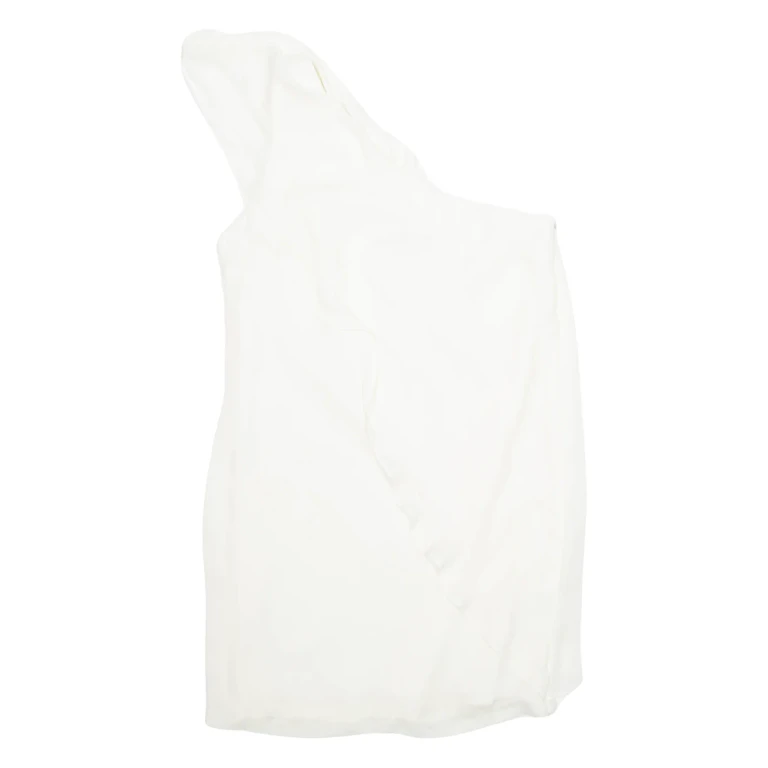 ZARA Womens Mini Dress Cream Sleeveless Short M
