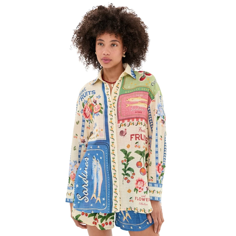Agua Bendita Anastasia Basket Shirt Multicolor XS/S