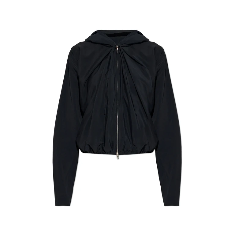 Alexander Wang Draped Zip-up Hoodie