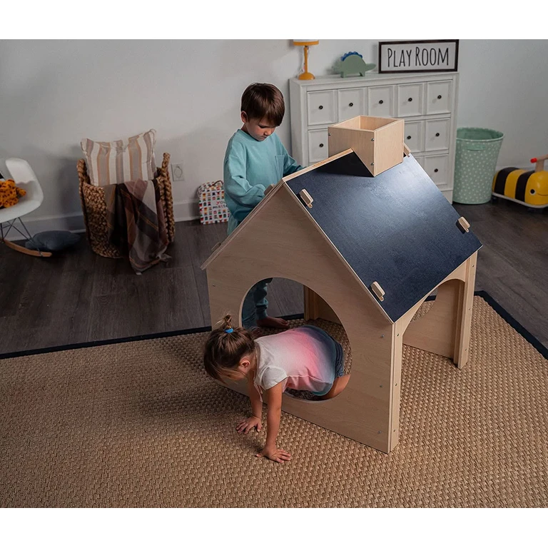 Evergreen- Children's Playhouse with Chalkboard Roof