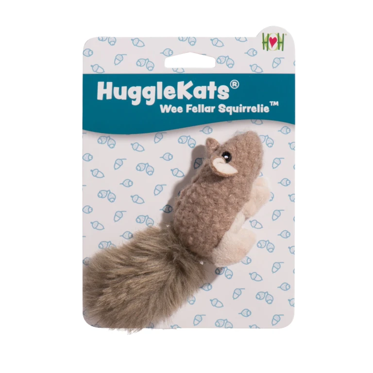 HuggleKats Wee Fellar Squirrelie Cat Toy