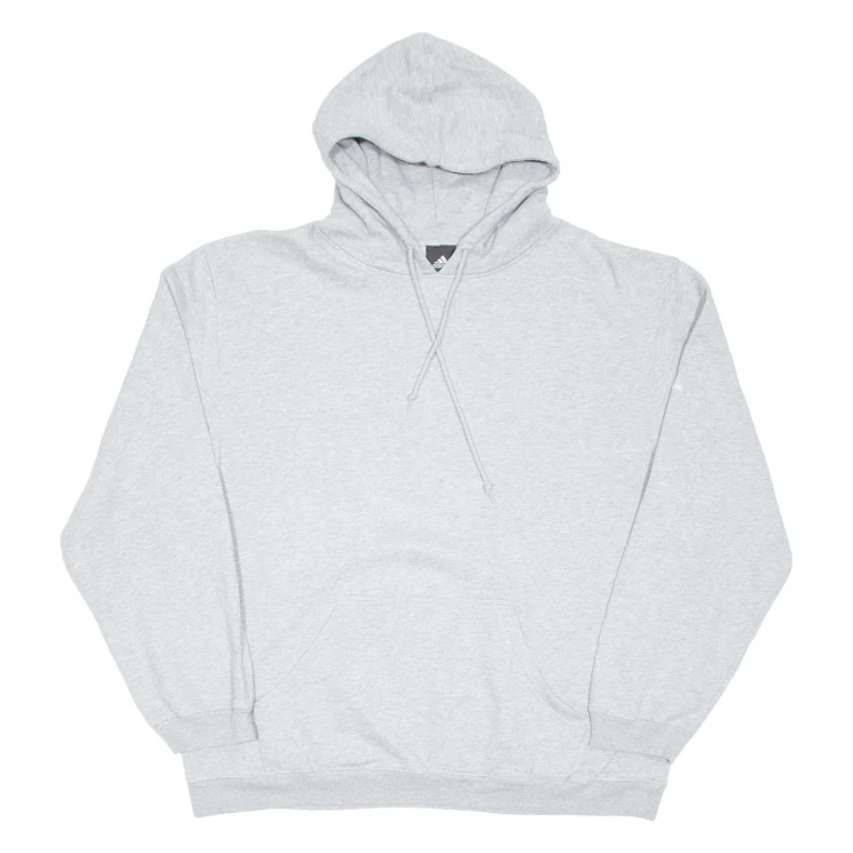 ADIDAS Womens Grey Hoodie Pullover 2XL