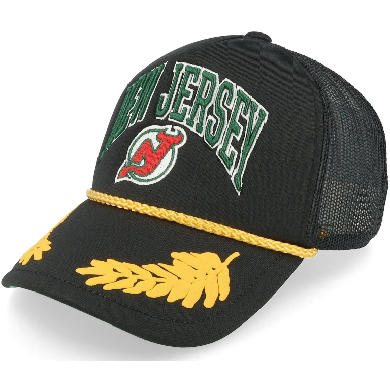 Men's NHL Gold Leaf Trucker Vntg Devils Hats