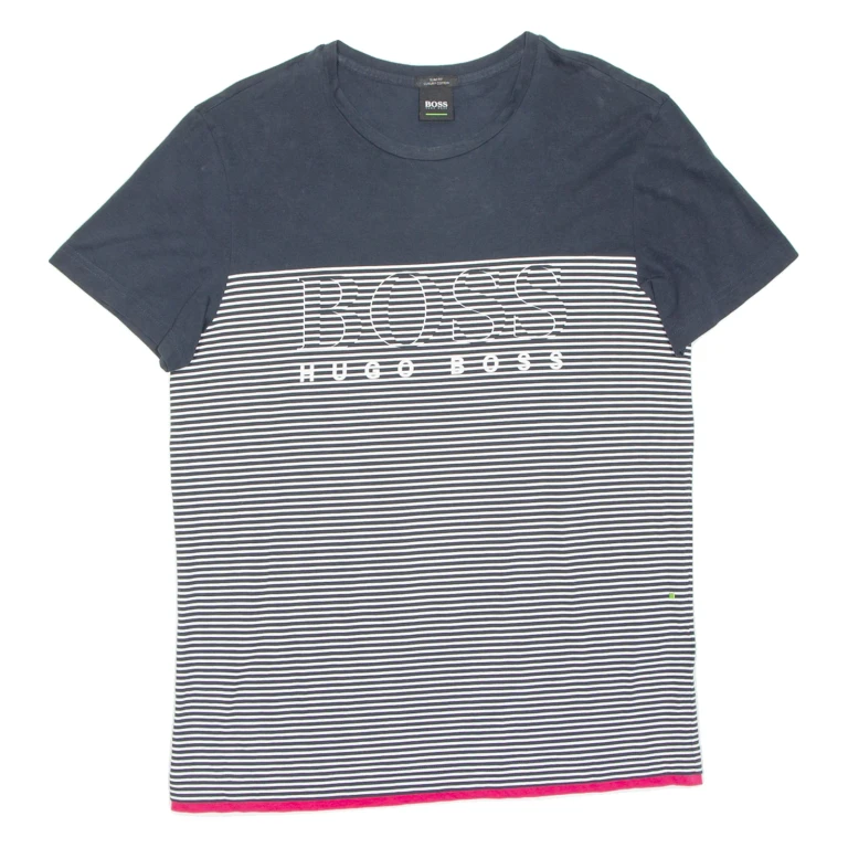 BOSS Slim Fit Mens T-Shirt Blue S
