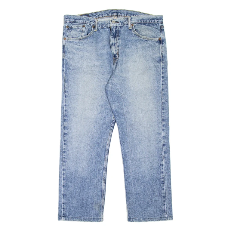 LEVI'S 513 Jeans Mens Blue Slim Straight Stone Wash W34 L24