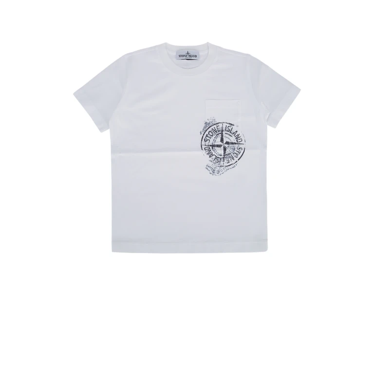 Stone Island Kids Ss T-Shirt White