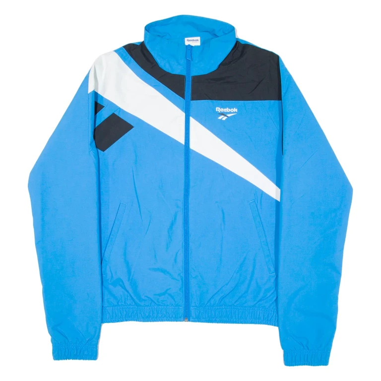 REEBOK Mens Track Jacket Blue S