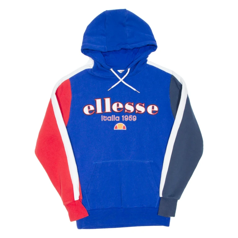 ELLESSE Womens Blue Hoodie Pullover M