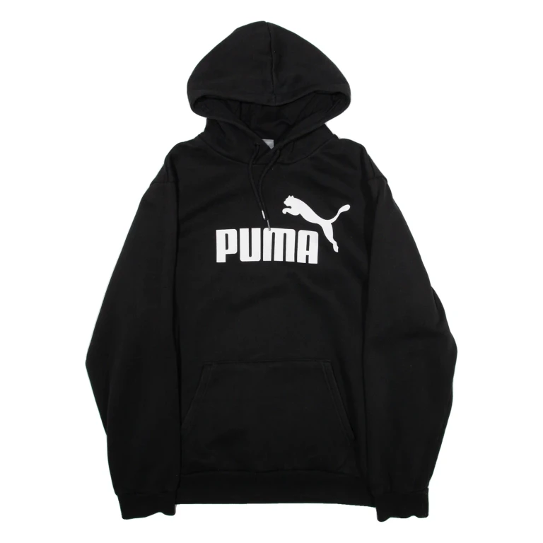 PUMA Womens Black Hoodie L