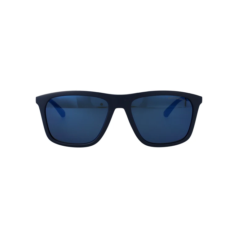 Emporio Armani 0ea4237 618925 Blu Scuro Opaco Injected Sunglasses - Men