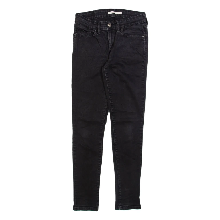 LEVI'S 711 Womens Jeans Grey Slim Skinny W27 L30