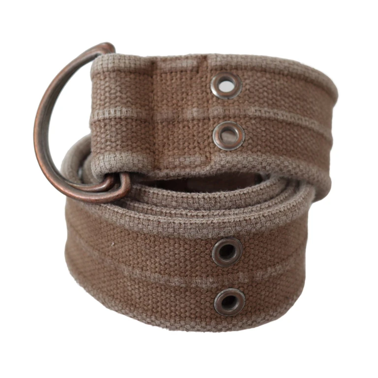 Dolce & Gabbana Beige Leather Logo Belt Sling Cintura Buckle - Women