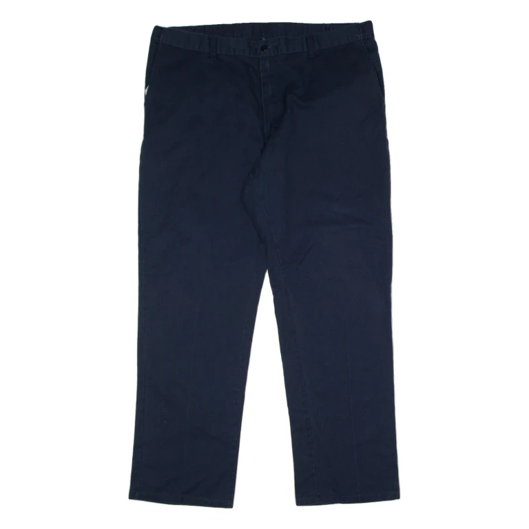 DICKIES Workwear Mens Trousers Blue Regular Straight W40 L32