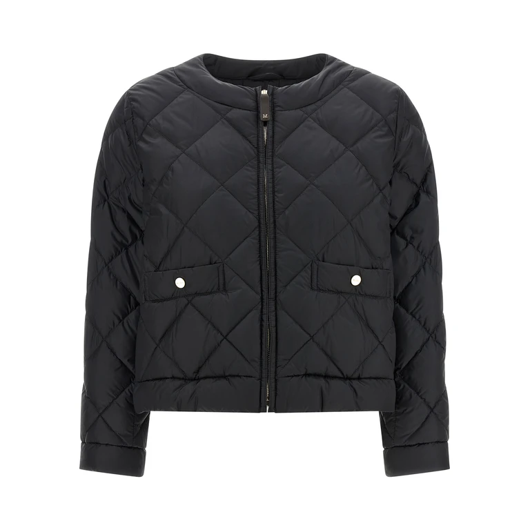 Max Mara Black Polyamide Full-Length Jacket Clothing - Women